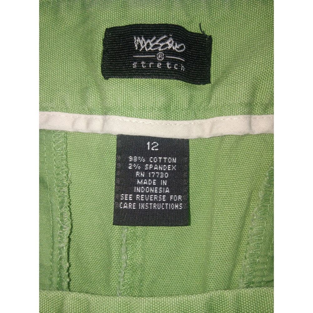 Vintage Mossimo Flat Front Olive‎ Green Pants 12 - Picture 6 of 8